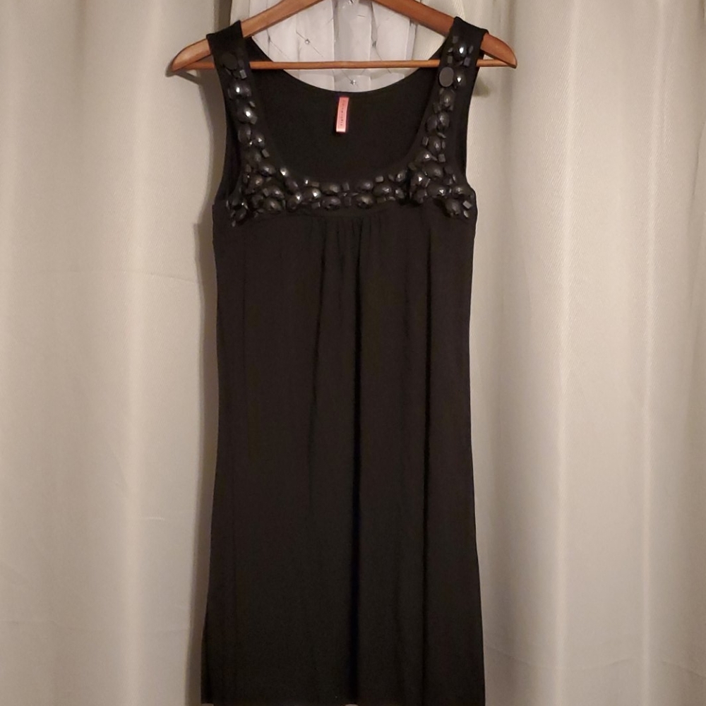 Sequence black tank top